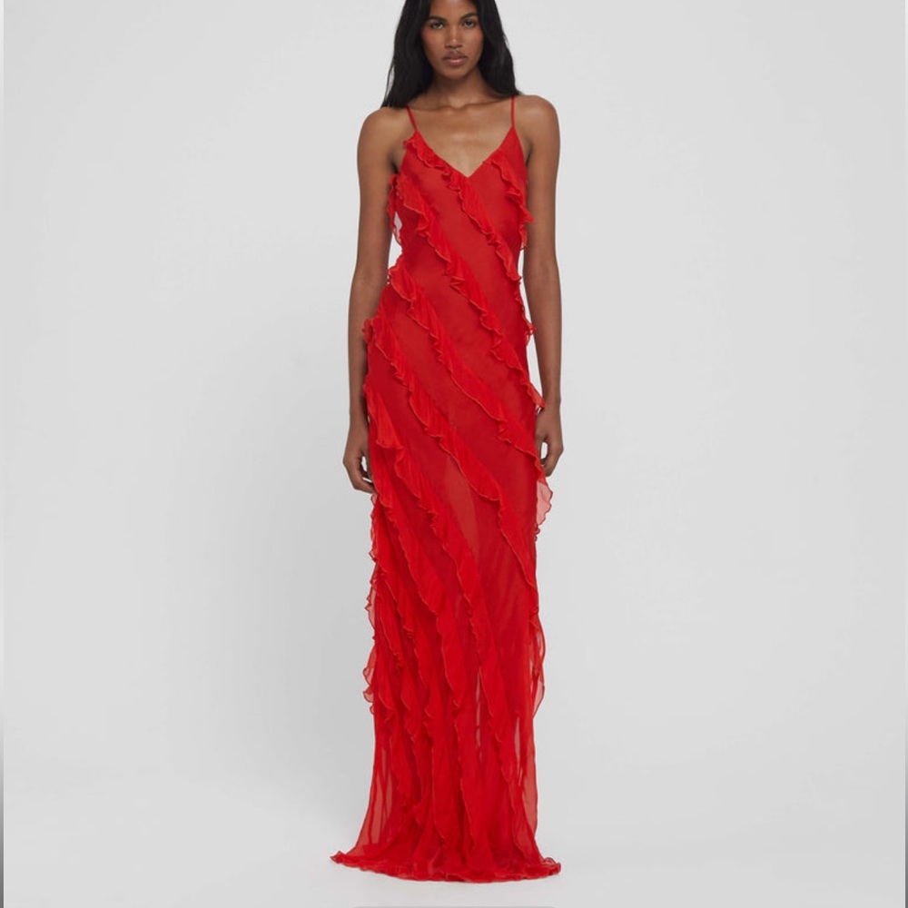 Rat & Boa Cecelia Dress - Red Small